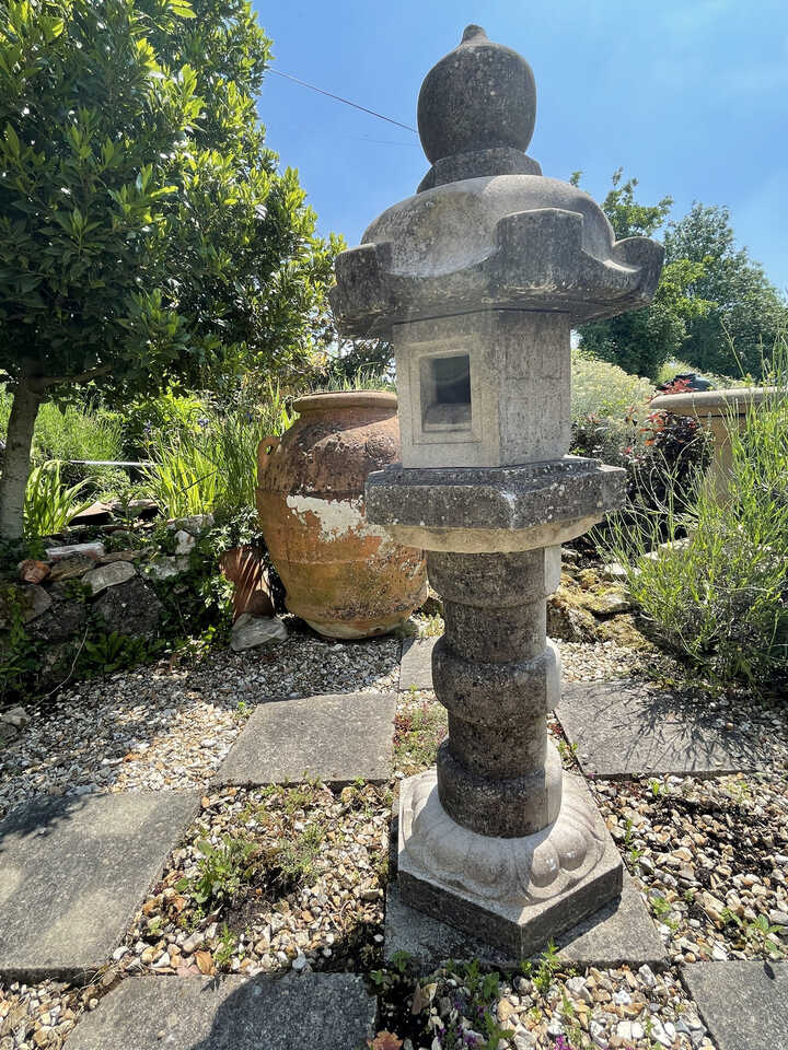 Japanese stone outlet lanterns